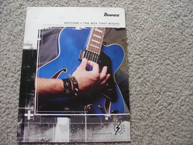 Ibanez 1995 (?) Ibanez Artcore Guitar color catalog image 1