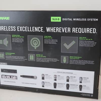 Shure SLXD24UK/SM58-K59 Wireless Microphone - New in Opened Box image 9