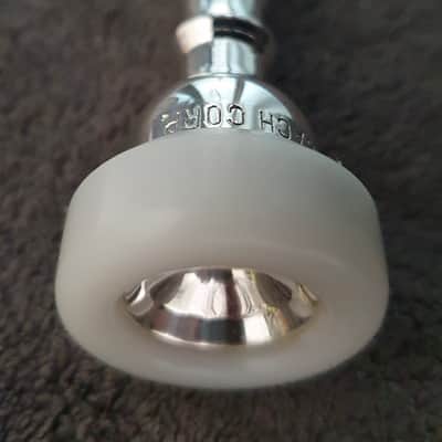 VINCENT BACH CORP.  D1-1/2C plastic Rim trumpet mouthpiece, ORIGINAL PLATING! image 3
