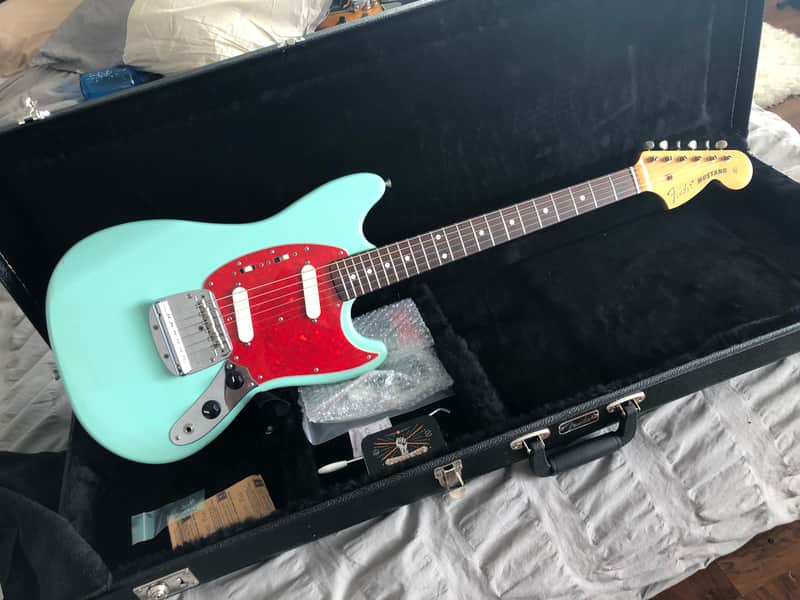 Fender Kurt Cobain Mustang 1993 Sonic Blue Japan | Reverb