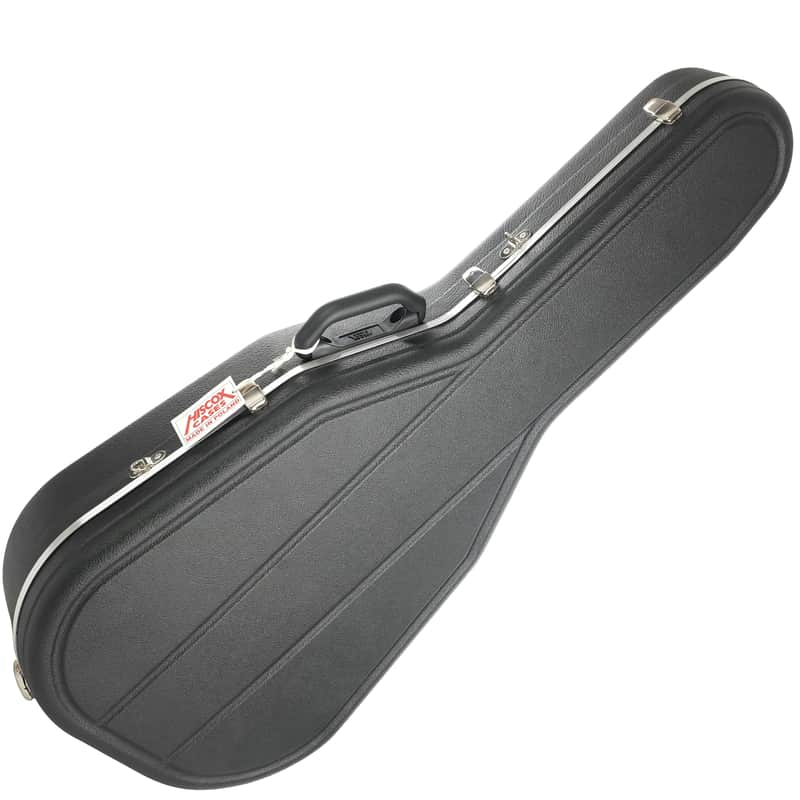Hiscox Pro-II Dreadnought Acoustic Guitar Case Black/Silver image 1