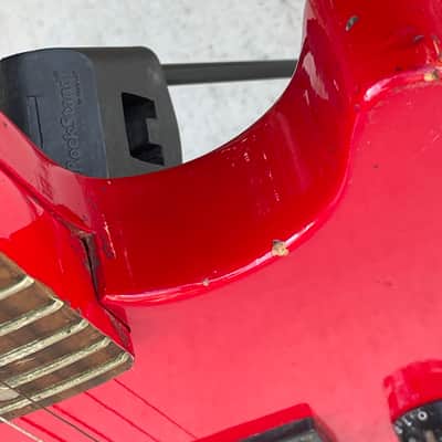 Vintage Memphis A2RT Guitar 80s - Red image 13