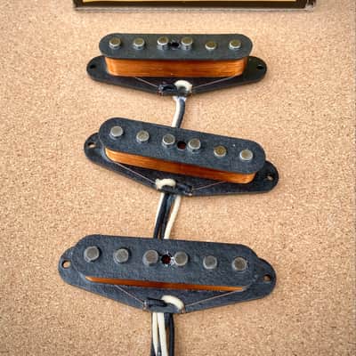 Migas Touch 59 Classic Stratocaster Pickup Set Wax Potted image 3