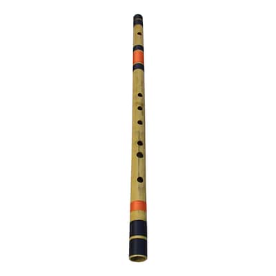 Zaza Percussion- Professional Scale G# Bass 27'' Bansuri Flute (Indian Flute) W/Carry Bag image 5
