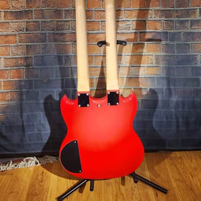Cozart Double-Neck Guitar Cherry Red image 20