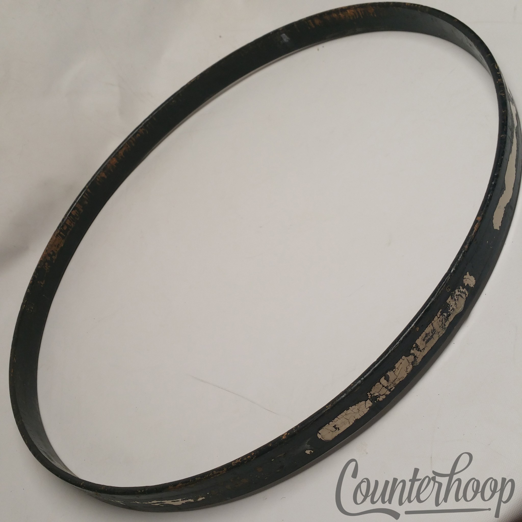 Ludwig&Ludwig 25 1/2"Bass Drum Hoop/Rim Vintage 20s 1Ply Maple Gold Sparkle/Blue — main photograph