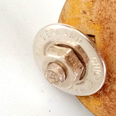 *Slingerland Clamp-On Ratchet Tom Mount Bass Drum Wood-Hoop Radio King 40s #1285 image 4
