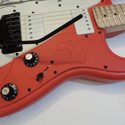 DDCC USA CUSTOMS STRATOCASTER 57 CHEVY BEL AIR CUSTOM HH FLOYD ROSE STRAT GUITAR image 2