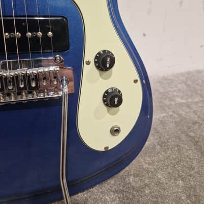 Wilson Bros The Ventures VM-65 - Electric Guitar - Blue - Good w/ Hard Case image 14