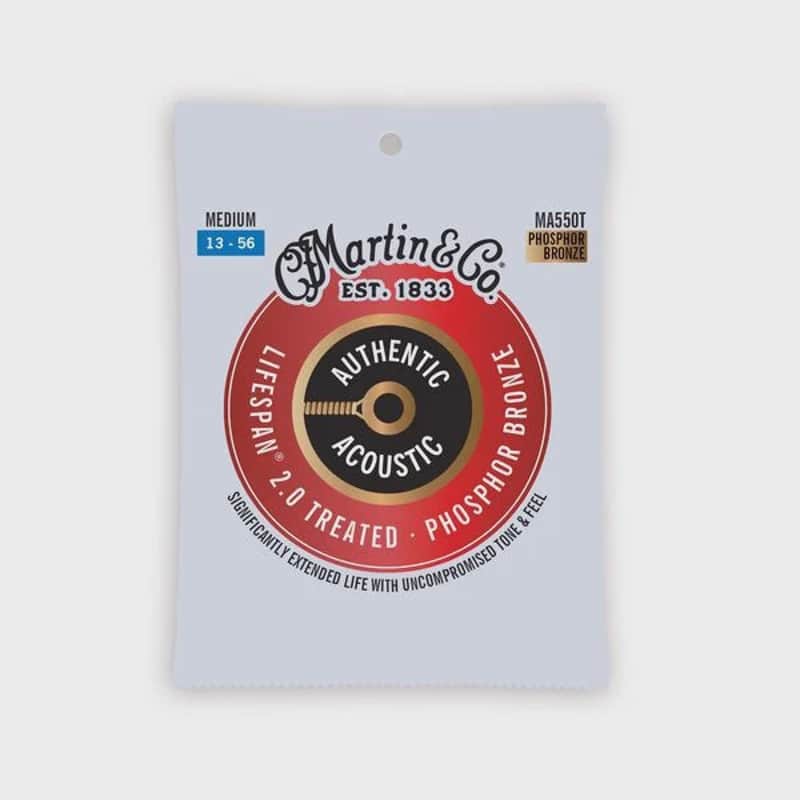 Martin Authentic Acoustic Lifespan 2.0 Guitar Strings Phosphor Bronze image 1