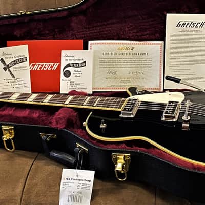 Gretsch G6128T-53 Vintage Select ’53 Duo Jet with Bigsby,TV Jones, 1953 Black image 2