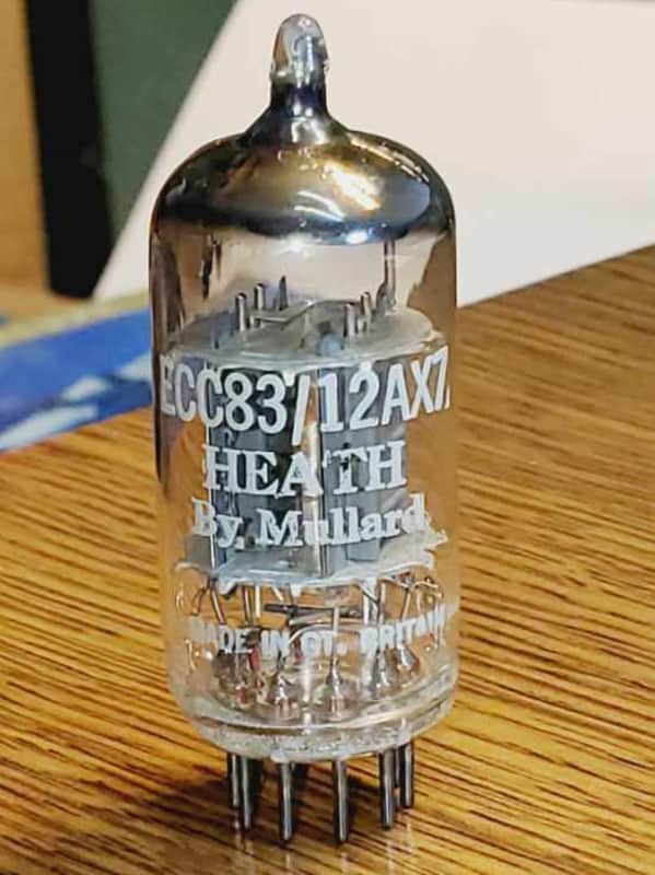 12AX7/ECC83 Mullard 161 etched code MaxiPreamp2/TV7 tested (1) tube lot image 1