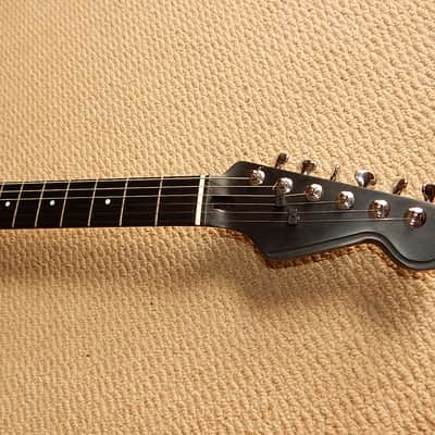 Partscaster Strat Moses Graphite Neck Fralins Cherry Sunburst Modulus image 9