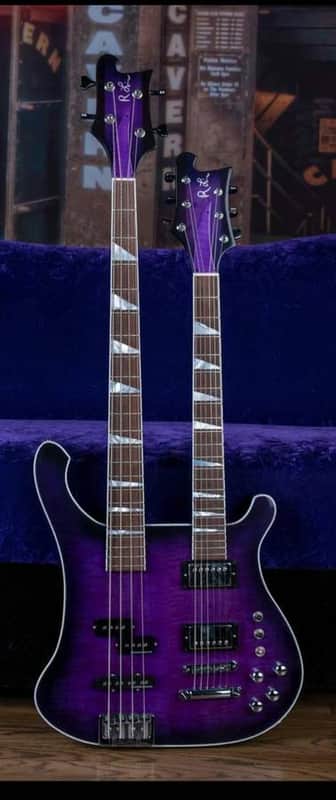 CUSTOM  4080  DOUBLE NECK RICKENBACKER TRIBUTE 4808 2020 - Hi Gloss image 1