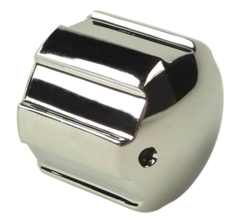 Line 6 Spider II III POD X3, Low Down Silver Push Knob 30-45-0011 PLASTIC CHROME image 1