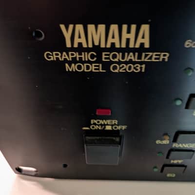 Yamaha Q2031 Dual-Channel Graphic Equalizer 2010s - Black image 3