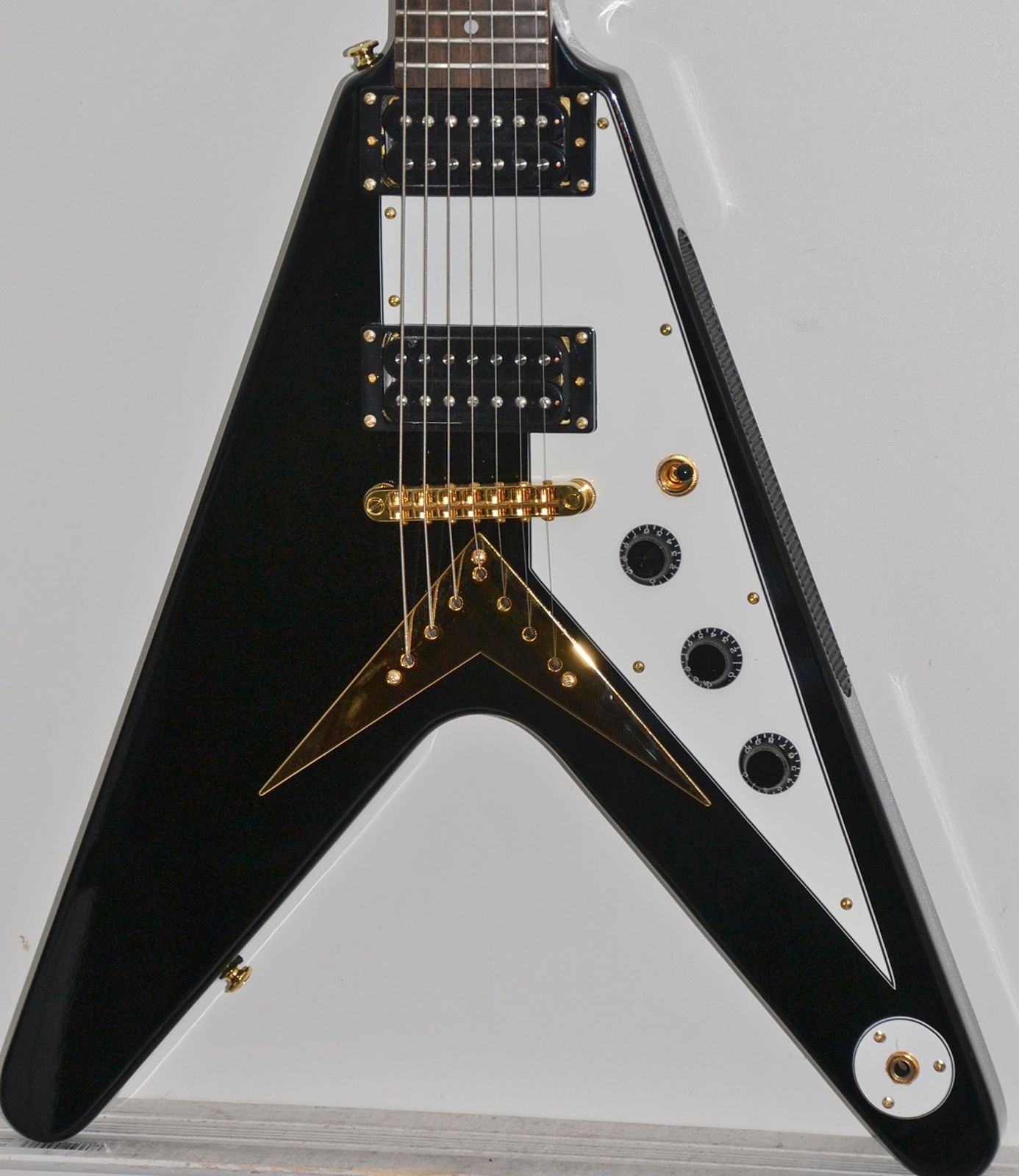Epiphone '58 Korina Flying V 7-string | Reverb