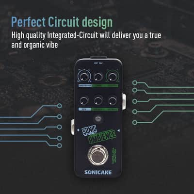SONICAKE Sonic Ambience Multi Mode Tap Tempo Delay and Reverb Guitar Bass Effects Pedal(U.S. domestic inventory) image 3
