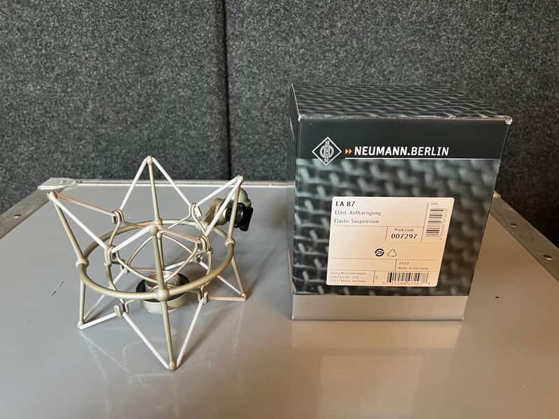 Neumann EA-87 Elastic Shockmount for U87 2010s - Nickel image 1
