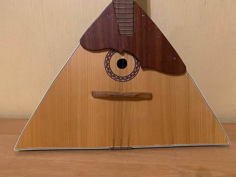 Balalayka Folk Instrument USSR Soviet Balalaika 3 String image 1