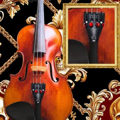 Rozannas Lumina Student Skeleton Hand 4/4 Violin Outfit 2025 - Varnish image 1