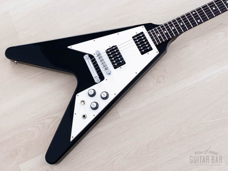 1996 Gibson Flying V ‘67 Vintage Reissue Ebony, Near-Mint & 100% Original w/ Case