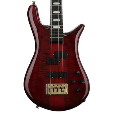 Spector Euro 4 LT Bass Guitar - Red Fade Gloss image 2