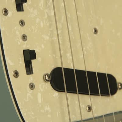 1964 Fender DUO-SONIC II Blue with '66 body CLAY DOTS + L-PLATE + '64 pickups image 5