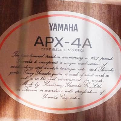 Yamaha APX-4A - Thin Body Electro-Acoustic Guitar - Excellent Condition image 4