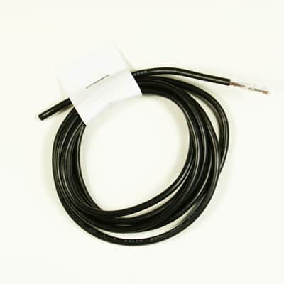 2-Conductor Shielded Guitar Circuit Wire hookup wire 6-Foot 24 AWG ,Black Bild 1