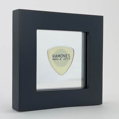 3" x 3" Double Sided Guitar Pick Display, CLEAR #346 Rounded Bass Shape image 8