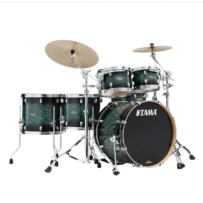 Tama Starclassic Performer 5-Piece Drum Shell Pack - 22" Bass (Molten Steel Blue) image 1