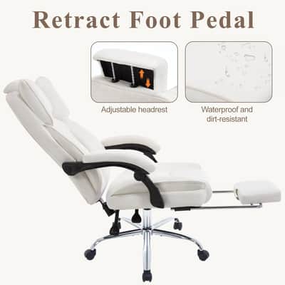 Big & Tall Music Production Studio Chair with Footrest – Ergonomic Producer Chair for Long Sessions (500 lb Rated) image 5