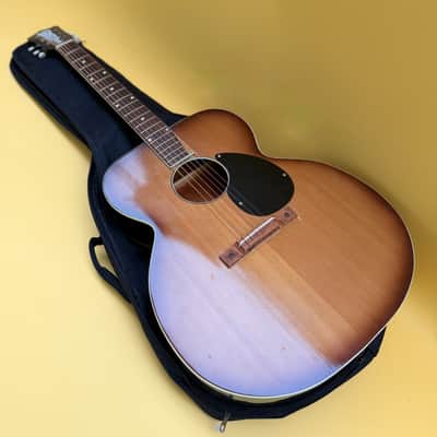 Vintage 1950's Old Craftsman (Kay K22) Sunburst Jumbo Acoustic Guitar image 19