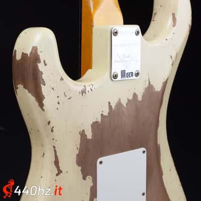 Fender Custom Shop Limited Edition 60 Dual-Mag II Stratocaster Super Heavy Relic Aged Vintage White 1960 image 15