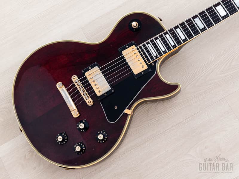 1976 Greco EG1000 Custom Wine Red, 100% Original w/ Maxon U-3000, Case image 1