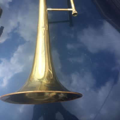 Vintage RARE DEG/DYNASTY JAZZBONE Marching Trombo Jazzbone 80s BRASS image 4