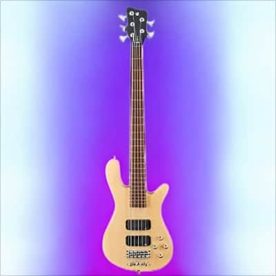 Warwick RockBass Streamer Standard, 5-String - Natural Transparent Satin image 3