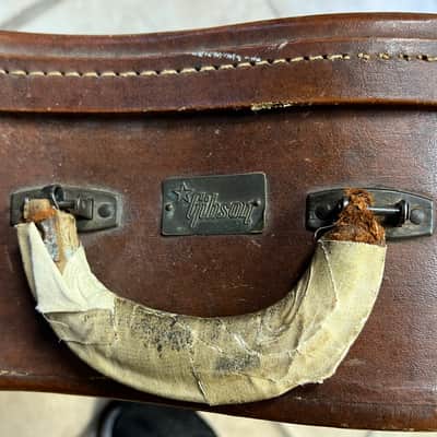 1950's Vintage Gibson Vintage SJ-200 J-200 Jumbo Case Brown image 6