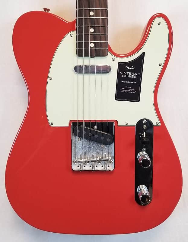 Fender Vintera II '60s Telecaster, Rosewood Fingerboard Electric Guitar, Fiesta Red W/Deluxe Gig Bag image 1