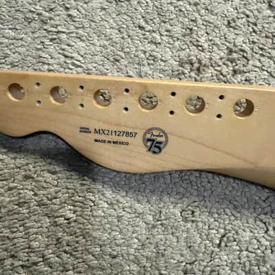 Fender 75th Anniversary Player Telecaster Neck image 2