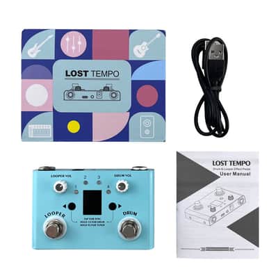 M-VAVE Lost Tempo Guitar Effect Pedal Drum & Looper Effector Mini 2-in-1 Looper & Drum Machine image 6
