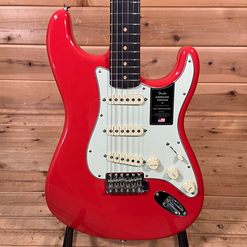 Fender American Vintage II 1961 Stratocaster Electric Guitar - Fiesta Red image 1