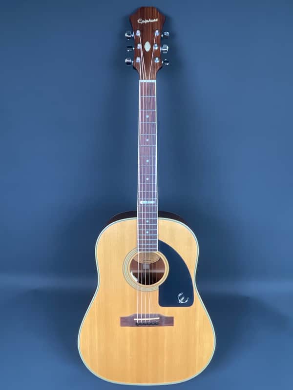 Epiphone AJ-28S NS Natural 2002 Korean-Made Acoustic Guitar w/HSC image 1