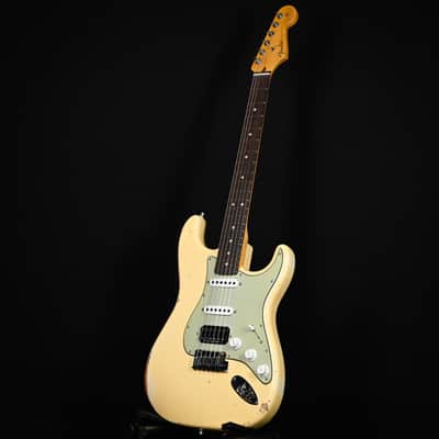Fender Custom Shop Deluxe Stratocaster w/ Seymour Duncan SH4B Humbucker, Relic/ Closet Classic Hardware- Aged Vintage White 2026 (R148062) image 13