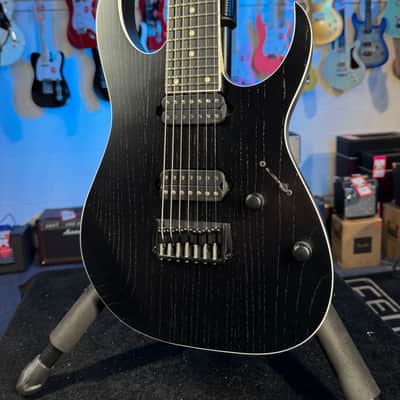 Ibanez Prestige RGR762AH 7-string Electric Guitar - Weathered Black, w/ Case, Free Plek! 870 image 1