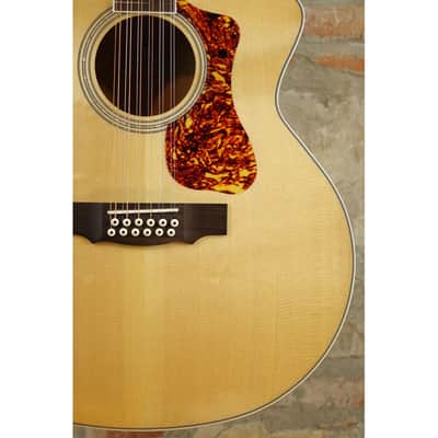 GUILD F-2512CE Cutaway Deluxe Maple 12 String NAT Natural Blonde - Jumbo 12 Corde Elettricficata Fishman - Westerly Archback Co image 5