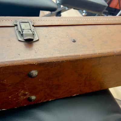 Gibson vintage 50's Lufton case for ES-150, J-200. ES-300,ES-175 case 1950s - brown image 7