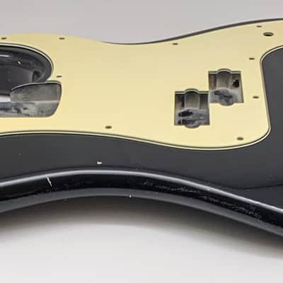 4lbs 12oz BloomDoom Nitro Lacquer Aged Relic Black P-Style Bass Vintage Custom Guitar Body image 6