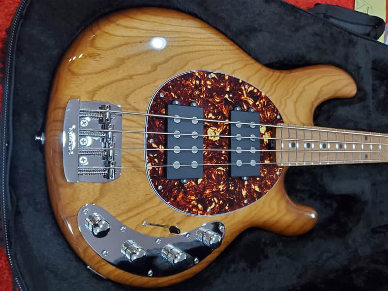 Ernie Ball Music Man Stingray Special 4 HH Hot Honey image 1